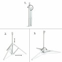 Podstawa pod parasol Aktive 78,5 x 58,5 x 78,5 cm 78 x 58 x 78 cm (4 Sztuk)