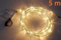 Diled kabel oświetleniowy - 60 LED ciepły biały