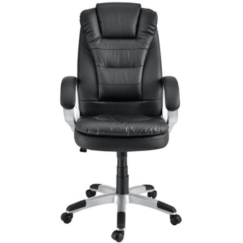Ergonomiczne krzesło biurowe, czarne