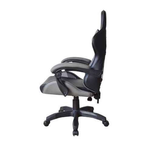 Ergonomiczne krzesło biurowe z poduszkami, czarno-szare Ergonomiczne krzesło biurowe z poduszkami, czarno-szare