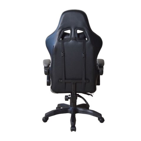 Ergonomiczne krzesło biurowe z poduszkami, czarno-szare Ergonomiczne krzesło biurowe z poduszkami, czarno-szare