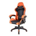 Ergonomiczny fotel gamingowy Racing Supreme Pro, czarno-poma