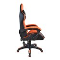 Ergonomiczny fotel gamingowy Racing Supreme Pro, czarno-poma