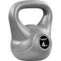 Kettlebell Hantle szara - 4 kg