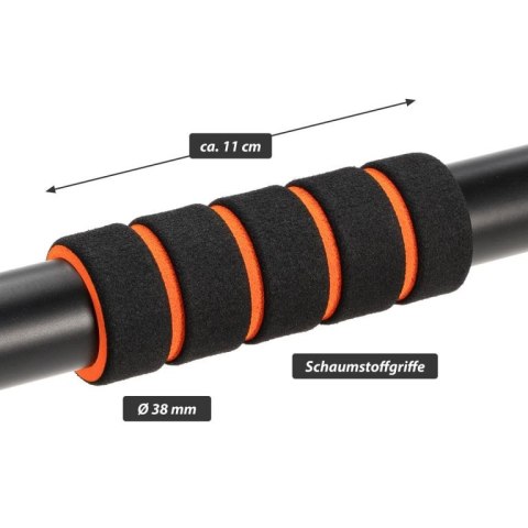 MAXXIVA Drążek do ćwiczeń, 63-100 cm, czarno-pomarańczowa MAXXIVA Drążek do ćwiczeń, 63-100 cm, czarno-pomarańczowa