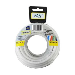 Kabel EDM 28133 Biały 3 x 1 mm 15 m