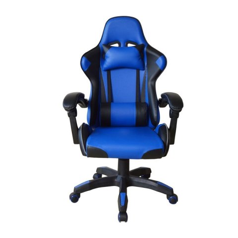 Ergonomiczny fotel gamingowy z poduszkami, niebieski Ergonomiczny fotel gamingowy z poduszkami, niebieski