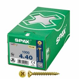 Pudełko śrubek SPAX Yellox Z2 Płaska głowa 4,0 x 40 mm 1000 Unidades