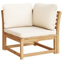 6 Piece Patio Lounge Set with Cushions Solid Wood Acacia