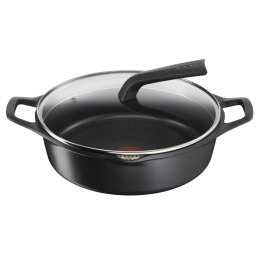 Garnek z Pokrywką Tefal E2497244 Czarny Ø 28 cm