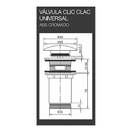 Filtr EDM clic-clac 23 x 160 mm ABS