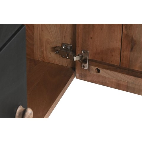 Kredens DKD Home Decor Czarny Naturalny Drewno 177 x 38 x 75 cm