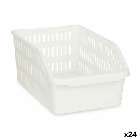 Organizer do lodówki Biały Plastikowy 20,3 x 12,8 x 30,5 cm (24 Sztuk)