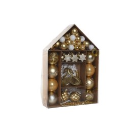 Bombki świąteczne Home ESPRIT Złoty Polietylen 28 x 7 x 40 cm (70 piezas)