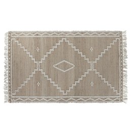 Dywan Home ESPRIT Biały Naturalny Boho 160 x 230 x 1 cm