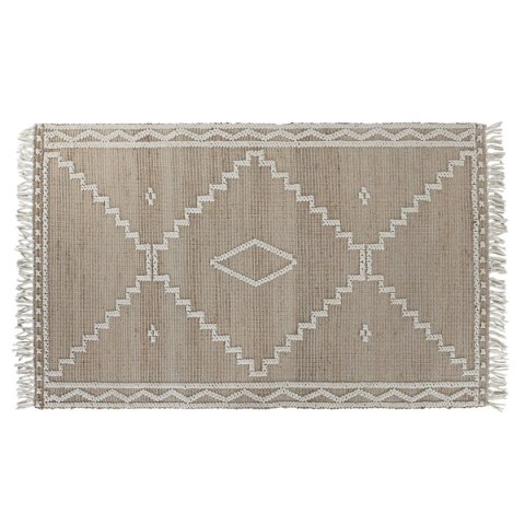 Dywan Home ESPRIT Biały Naturalny Boho 160 x 230 x 1 cm