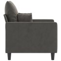 Sofa Chair Dark Gray 23.6" Velvet