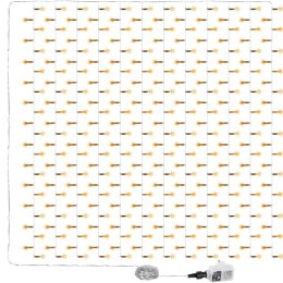 Świąteczna kurtyna świetlna 600 LED - 6x3 m, ciepła biel