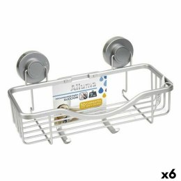 Stojak Organizer do Wanny Confortime Aluminium (6 Sztuk)