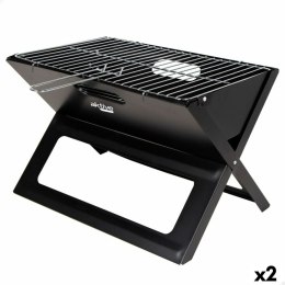 Przenośny grill Aktive Czarny Stal Żelazo 45 x 30 x 29 cm