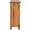 VidaXL Bathroom Side Cabinet Solid Pinewood 23.2"x12.6"x31.5"