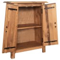 VidaXL Bathroom Side Cabinet Solid Pinewood 23.2"x12.6"x31.5"