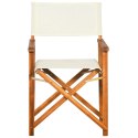 VidaXL Director's Chairs 2 pcs Solid Acacia Wood