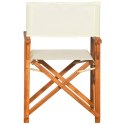 VidaXL Director's Chairs 2 pcs Solid Acacia Wood