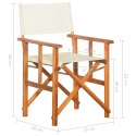 VidaXL Director's Chairs 2 pcs Solid Acacia Wood