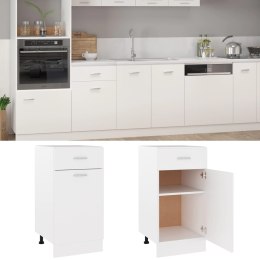 VidaXL Drawer Bottom Cabinet White 15.7