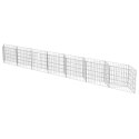 VidaXL Gabion Wall Galvanized Steel 177.2"x11.8"x19.7"