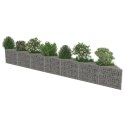 VidaXL Gabion Wall Galvanized Steel 177.2"x11.8"x19.7"