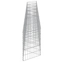 VidaXL Gabion Wall Galvanized Steel 177.2"x11.8"x19.7"