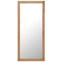 VidaXL Mirror 19.7"x55.1" Solid Oak Wood