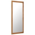 VidaXL Mirror 19.7"x55.1" Solid Oak Wood