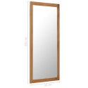 VidaXL Mirror 19.7"x55.1" Solid Oak Wood