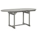 VidaXL Patio Dining Table (47.2"-66.9")x31.5"x29.5" Solid Acacia Wood