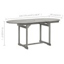 VidaXL Patio Dining Table (47.2"-66.9")x31.5"x29.5" Solid Acacia Wood