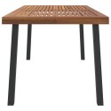 VidaXL Patio Table 59.1"x35.4"x29.5" Solid Wood Acacia