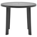 VidaXL Patio Table Anthracite 35" Plastic