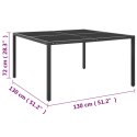 VidaXL Patio Table Anthracite 51.2"x51.2"x28.3" Steel and Glass