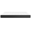 VidaXL Pocket Spring Bed Mattress Black 76"x79.9"x7.9" King Faux Leather