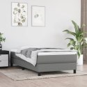 VidaXL Pocket Spring Bed Mattress Dark Gray 39.4"x79.9"x7.9" Twin XL Fabric