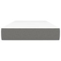 VidaXL Pocket Spring Bed Mattress Dark Gray 39.4"x79.9"x7.9" Twin XL Fabric