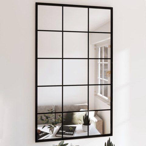 VidaXL Wall Mirror Black 39.4"x23.6" Metal