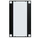 VidaXL Wall Mirror Black 39.4"x23.6" Metal