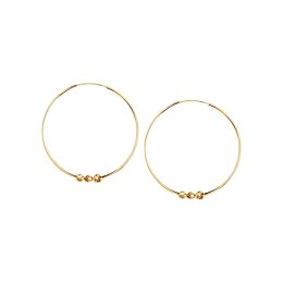 Gold earrings KZC6651