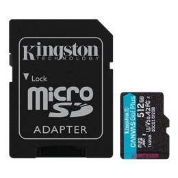 MEMORY MICRO SDXC 512GB UHS-I/W/ADAPTER SDCG3/512GB KINGSTON