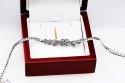 Rhodium plated silver bracelet BDM3237 - Marcasite