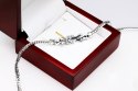 Rhodium plated silver bracelet BDM3237 - Marcasite